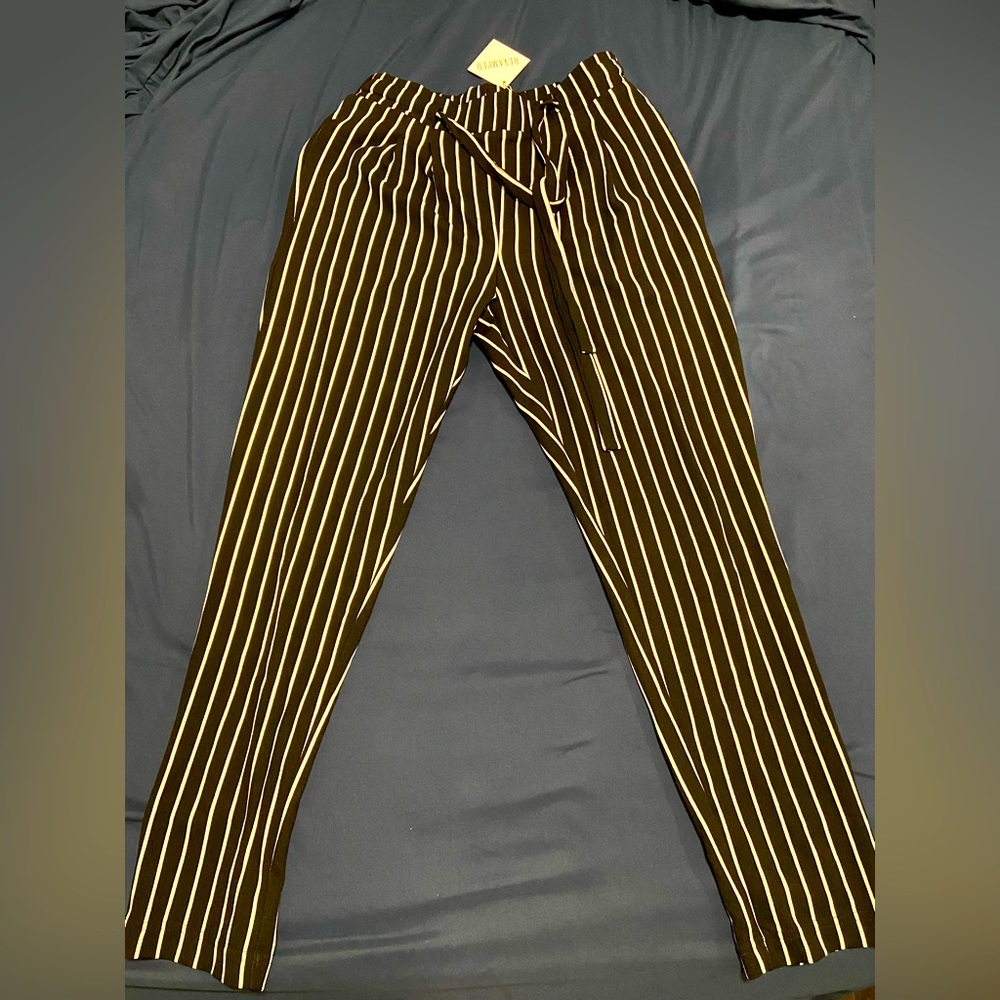 Urban planet high waist striped pants